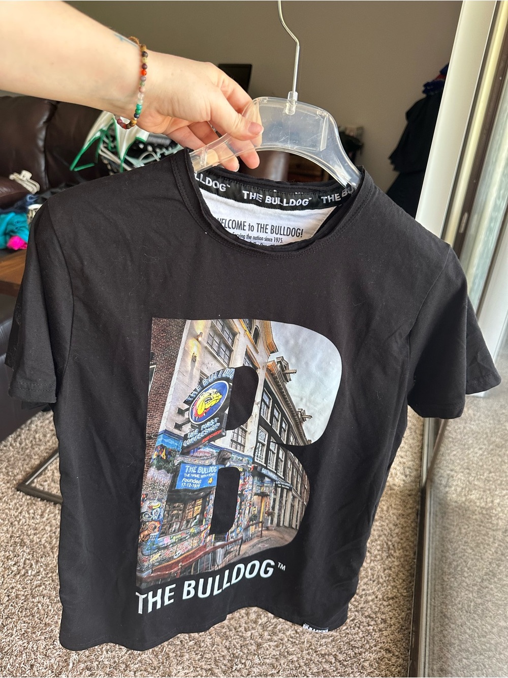 The Bulldog Black Graphic Tee Amsterdam